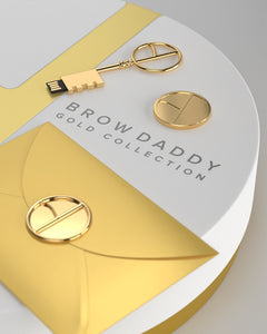 The Brow Daddy Gold Collection Kit (Last Supplies)