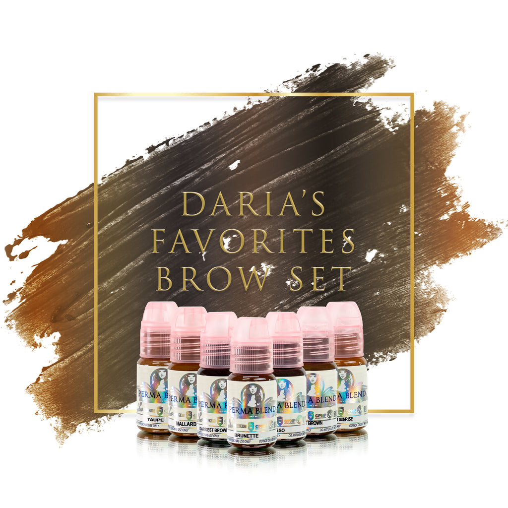 Daria Chuprys favorite permanent makeup pigments for brows, great pigments for microblading